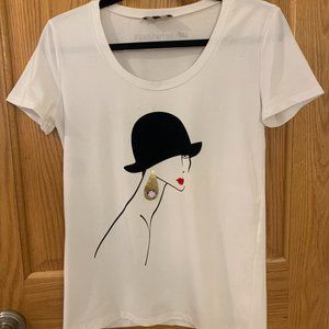 Emporio Armani Women's T-Shirt Size 42